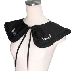 LISTEN FLAVOR Bitter Sweet Ribbon Frill Collar