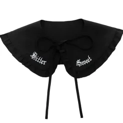 LISTEN FLAVOR Bitter Sweet Ribbon Frill Collar
