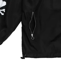 LISTEN FLAVOR Black 8-Bit Skull Anorak Jacket