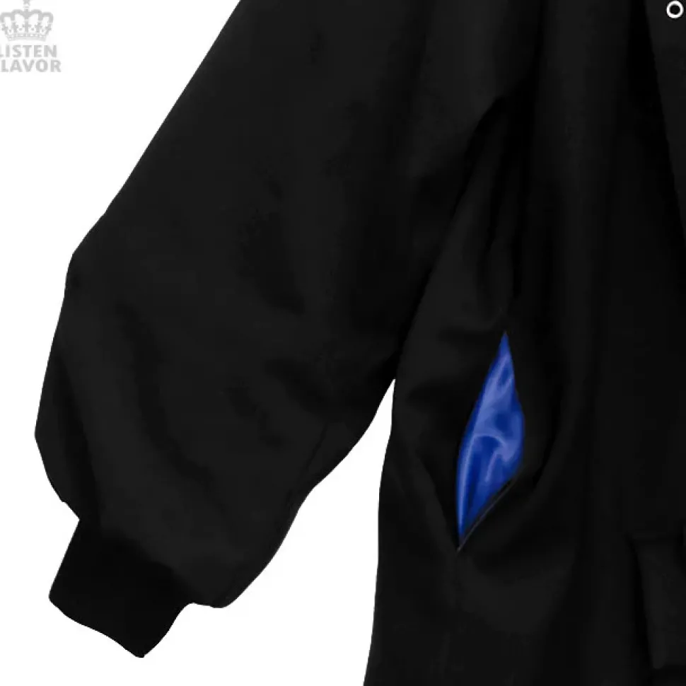 LISTEN FLAVOR Black Parachute Hood Blouson w/ Harness Belt