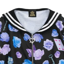 LISTEN FLAVOR Blue Rose Sailor Blouson