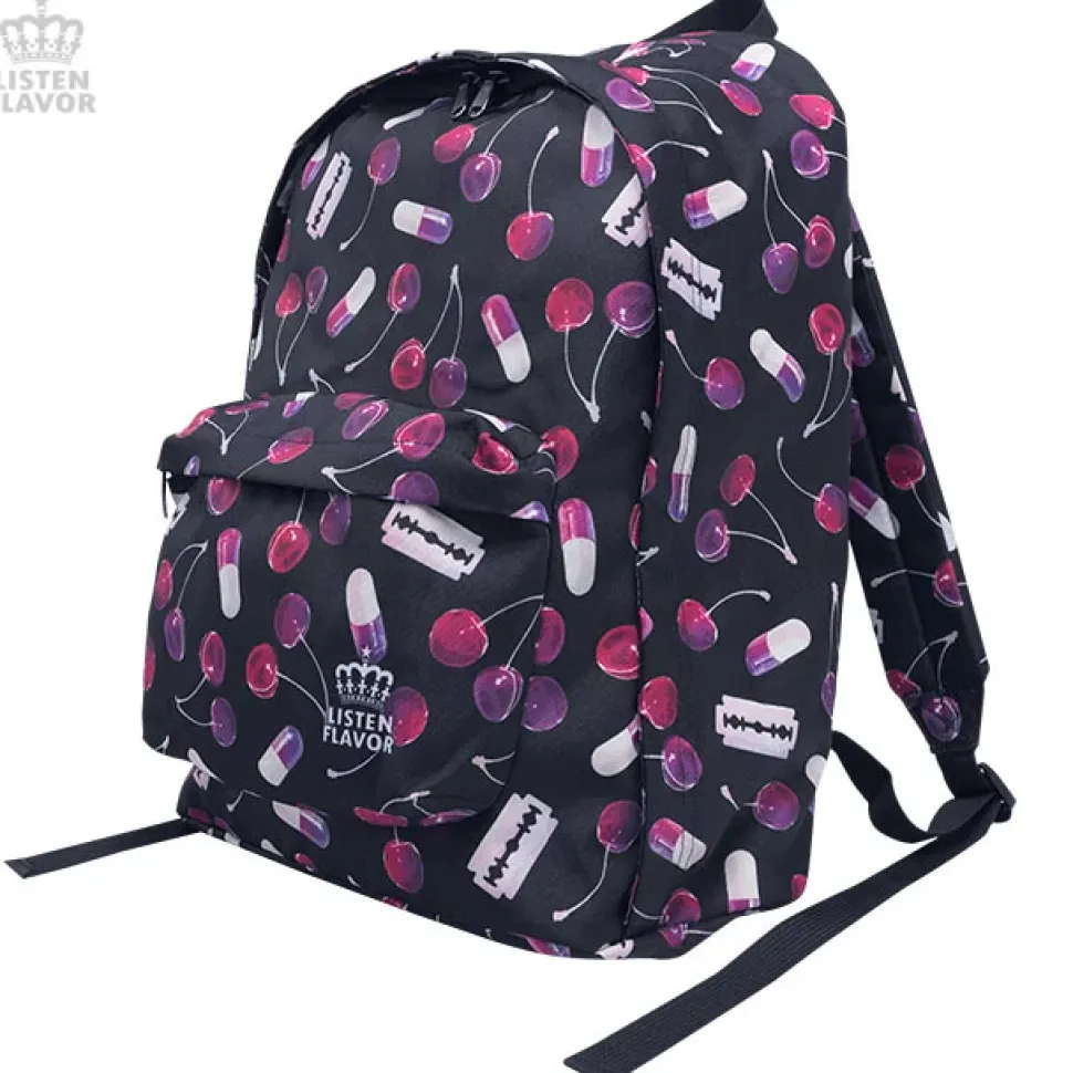 LISTEN FLAVOR Cherry Backpack