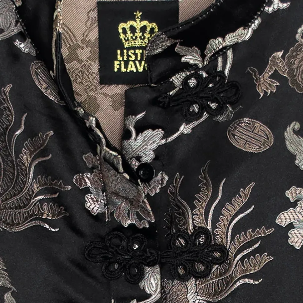 LISTEN FLAVOR China Brocade Shirt