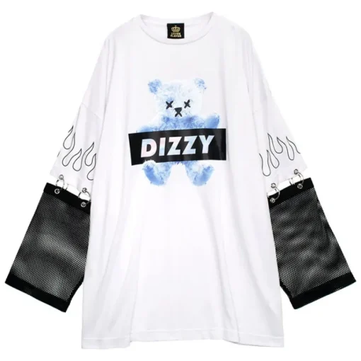 LISTEN FLAVOR Daisy Bear Mesh Big Top