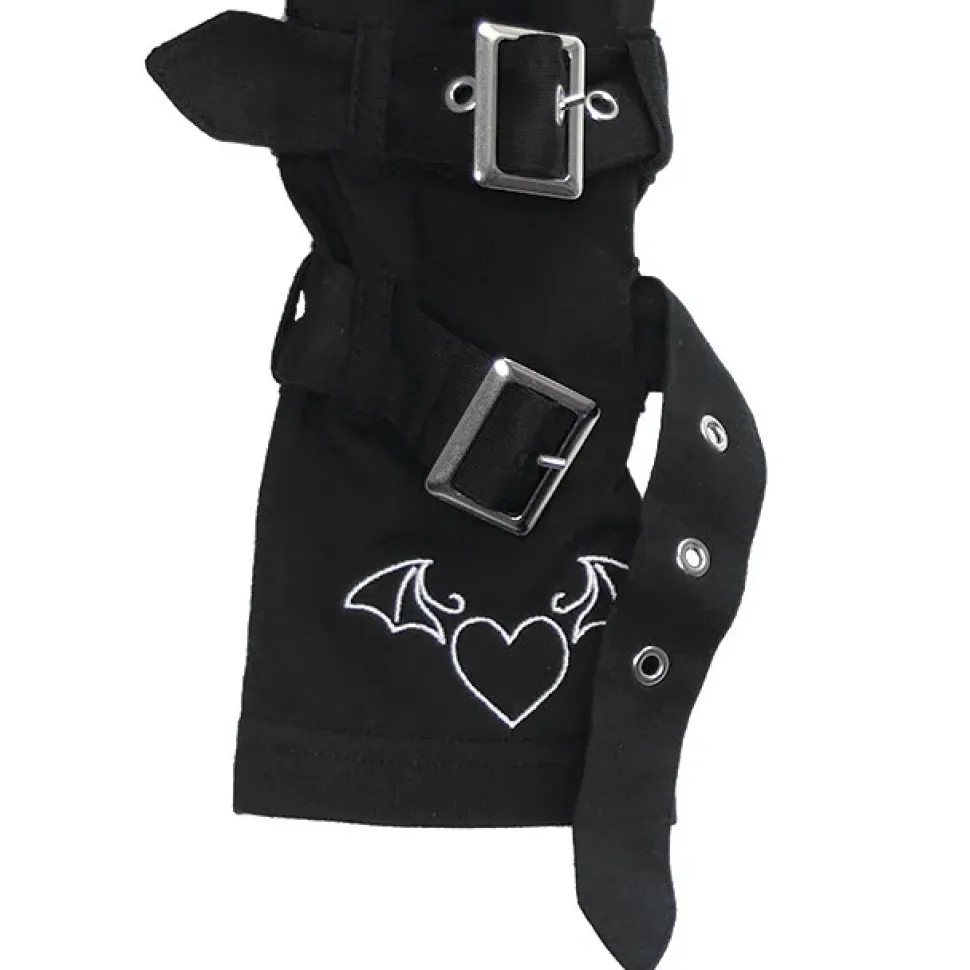 LISTEN FLAVOR Devil Heart Triple Belt Arm Warmer