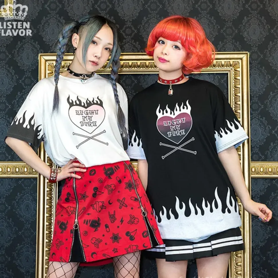 LISTEN FLAVOR Fiery Heart Cutsew