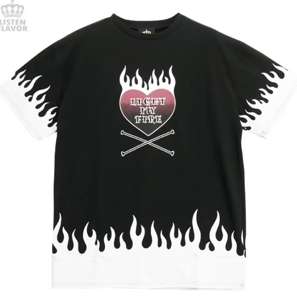 LISTEN FLAVOR Fiery Heart Cutsew