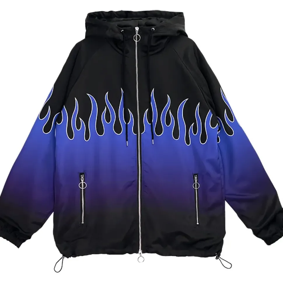 LISTEN FLAVOR Fire Anorak Jacket