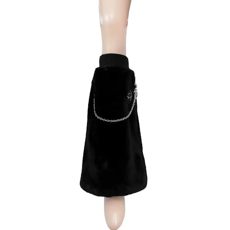 LISTEN FLAVOR Fire Heart Chain Boa Leg Covers