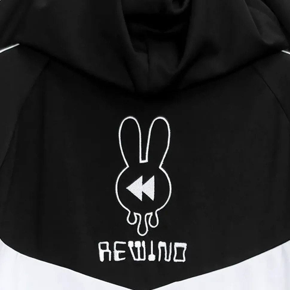 LISTEN FLAVOR From the Mirai Bunny Ear Jersey Hoodie