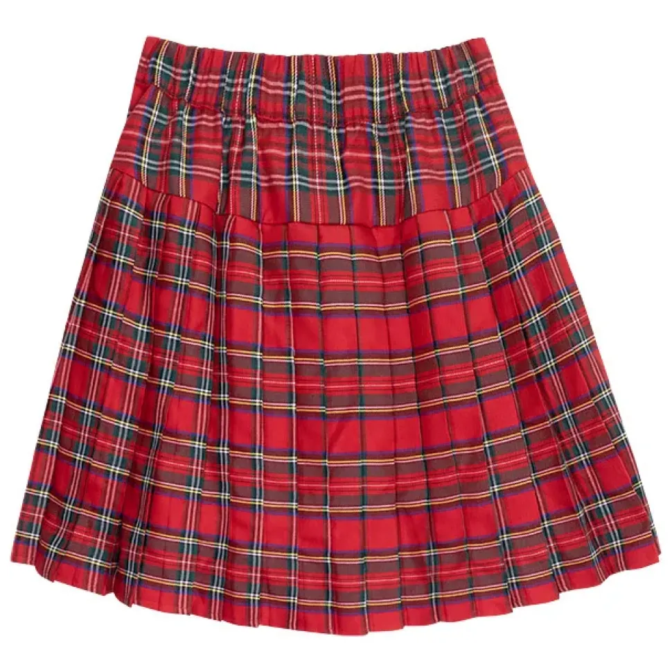 LISTEN FLAVOR Front Chain Pleated Skirt
