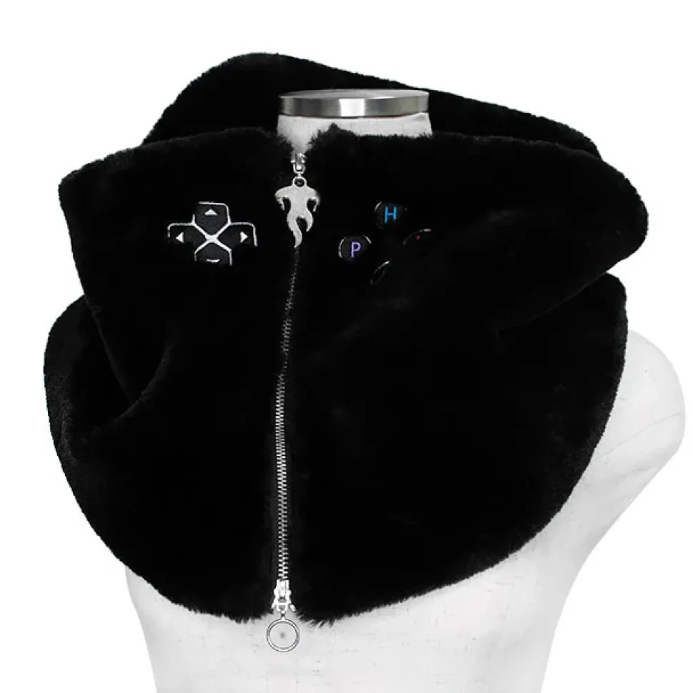 LISTEN FLAVOR Gaming Zip Fur Snood
