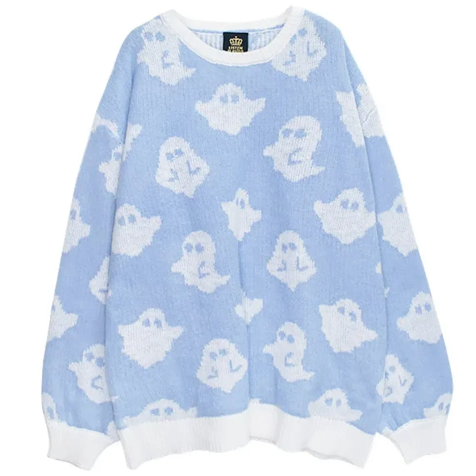 LISTEN FLAVOR Ghost Knit Top