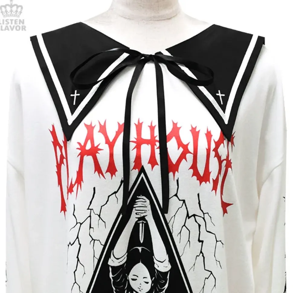 LISTEN FLAVOR Gothic Sailor Collar