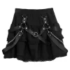 LISTEN FLAVOR Harness Tiered Skirt