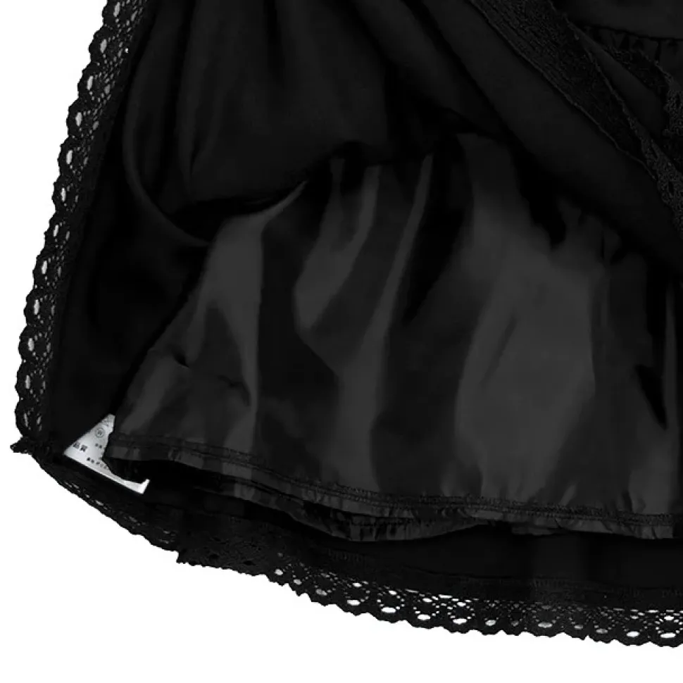 LISTEN FLAVOR Harness Tiered Skirt