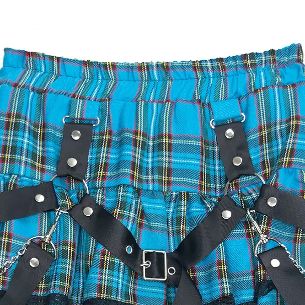 LISTEN FLAVOR Harness Tiered Skirt