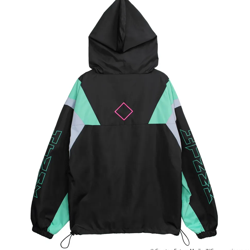 LISTEN FLAVOR Hatsune Miku Mountain Hoodie Black