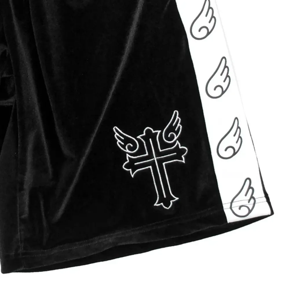 LISTEN FLAVOR Heavens Velour Shorts