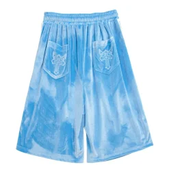 LISTEN FLAVOR Heavens Velour Shorts