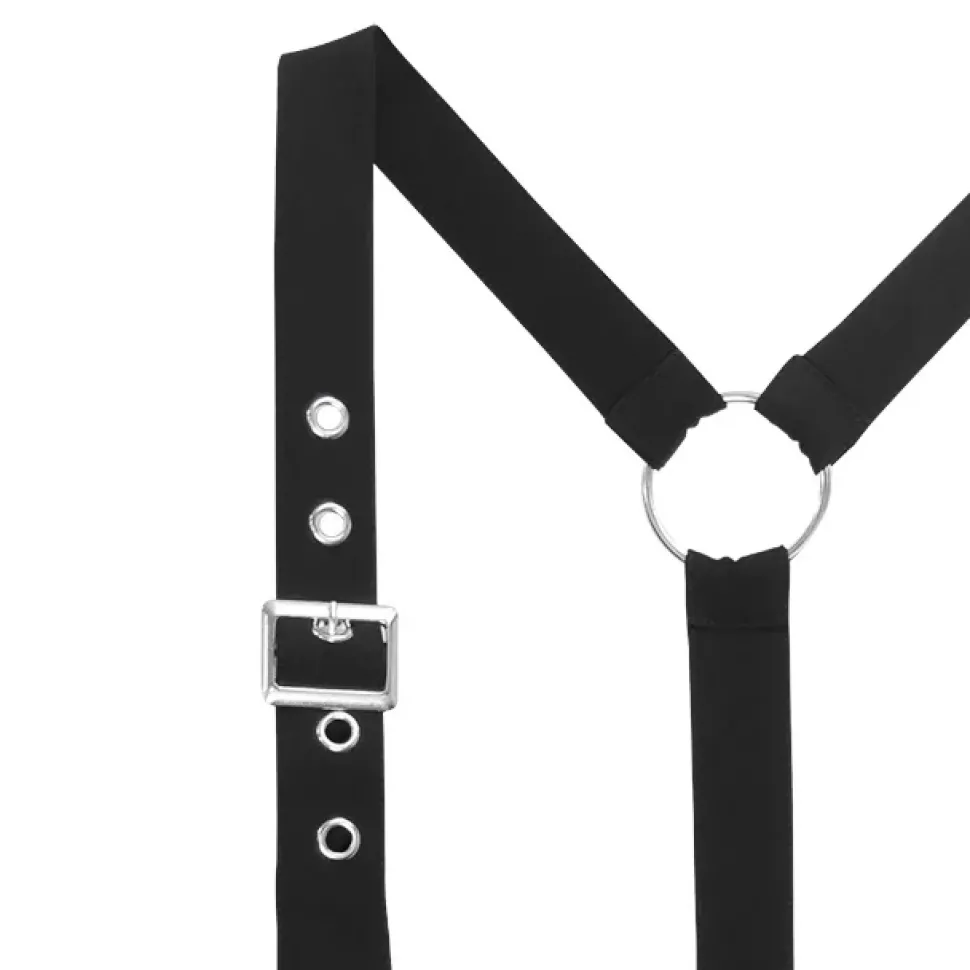 LISTEN FLAVOR Hemline Skirt w/ Harness