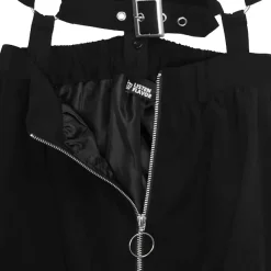 LISTEN FLAVOR Hemline Skirt w/ Harness