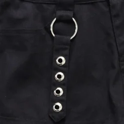 LISTEN FLAVOR Lace-Up Harness Belt Shorts