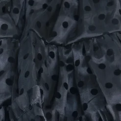 LISTEN FLAVOR Lace-up Tulle Frill Skirt