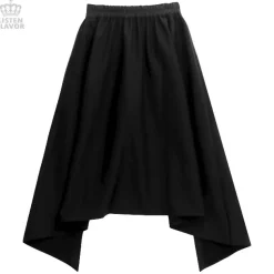LISTEN FLAVOR Layered Hemline Skirt w/ Shorts