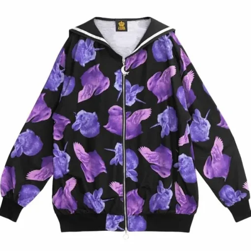 LISTEN FLAVOR Maboroshi no Usagi Sailor Collar Blouson