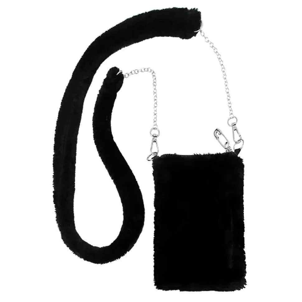 LISTEN FLAVOR Mahjong Fur Shoulder Bag