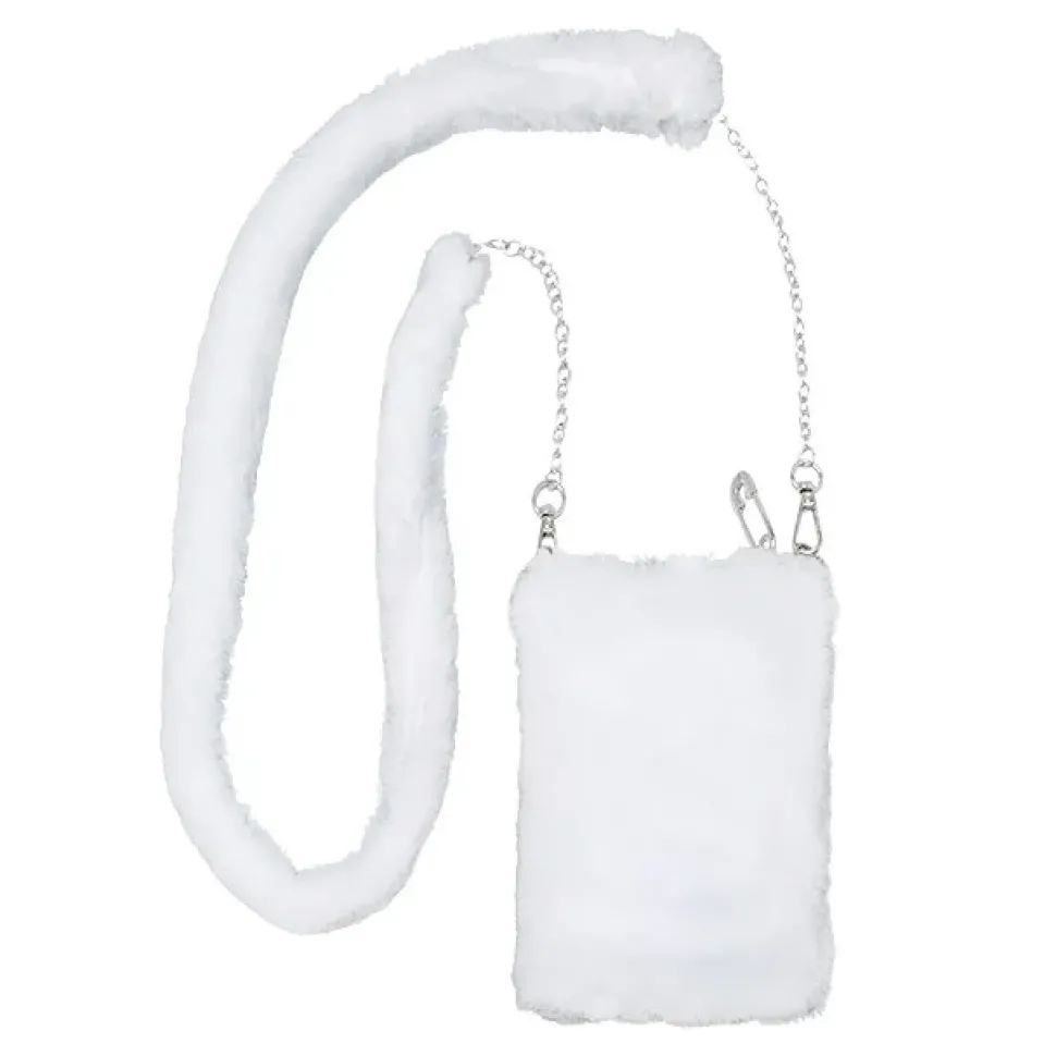 LISTEN FLAVOR Mahjong Fur Shoulder Bag