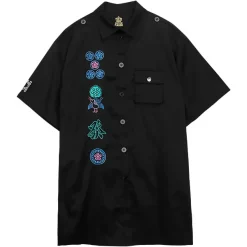 LISTEN FLAVOR Mahjong Short Sleeve Shirt w/ Harness