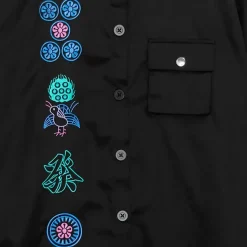 LISTEN FLAVOR Mahjong Short Sleeve Shirt w/ Harness