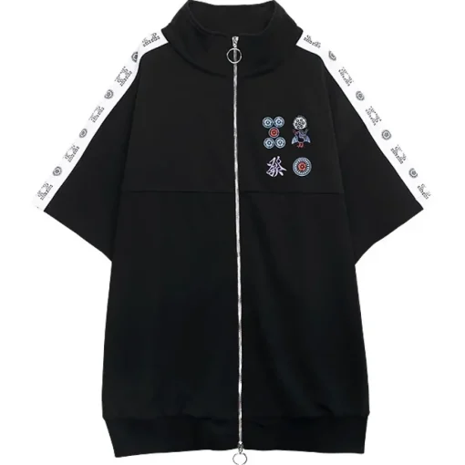 LISTEN FLAVOR Mahjong Short Sleeve Jersey