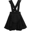LISTEN FLAVOR Maid-Style Skirt w/ Suspenders
