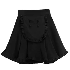 LISTEN FLAVOR Maid-Style Skirt w/ Suspenders