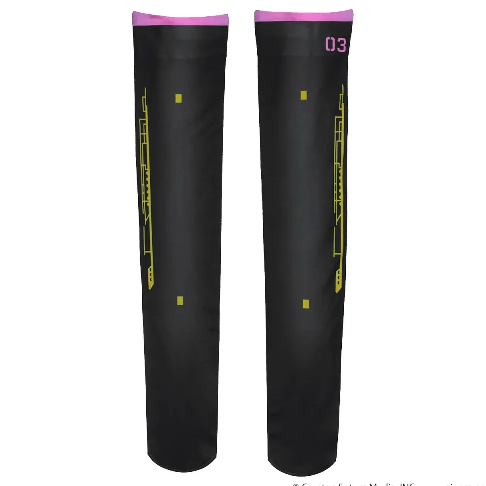 LISTEN FLAVOR Megurine Luka Knee-High Socks 2 Black