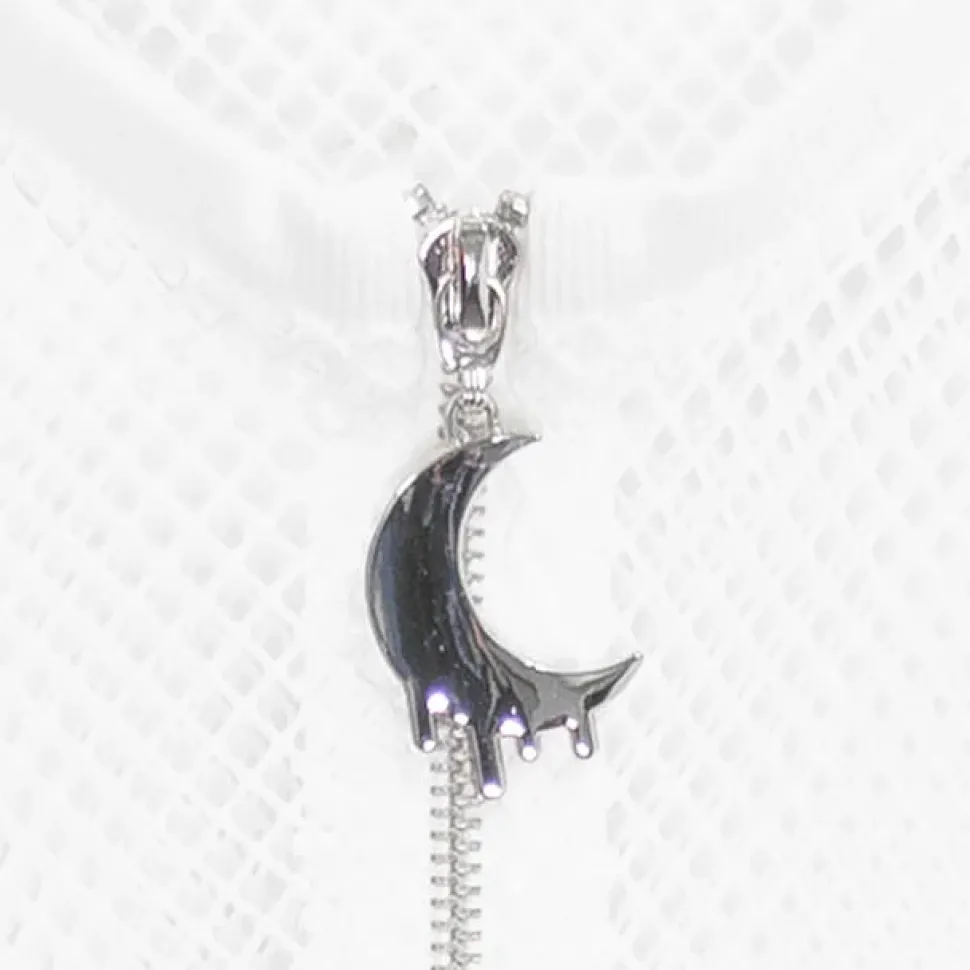 LISTEN FLAVOR Melty Moon Mesh Pullover