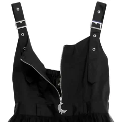 LISTEN FLAVOR Melty Moon Zip Tulle Jumper Skirt