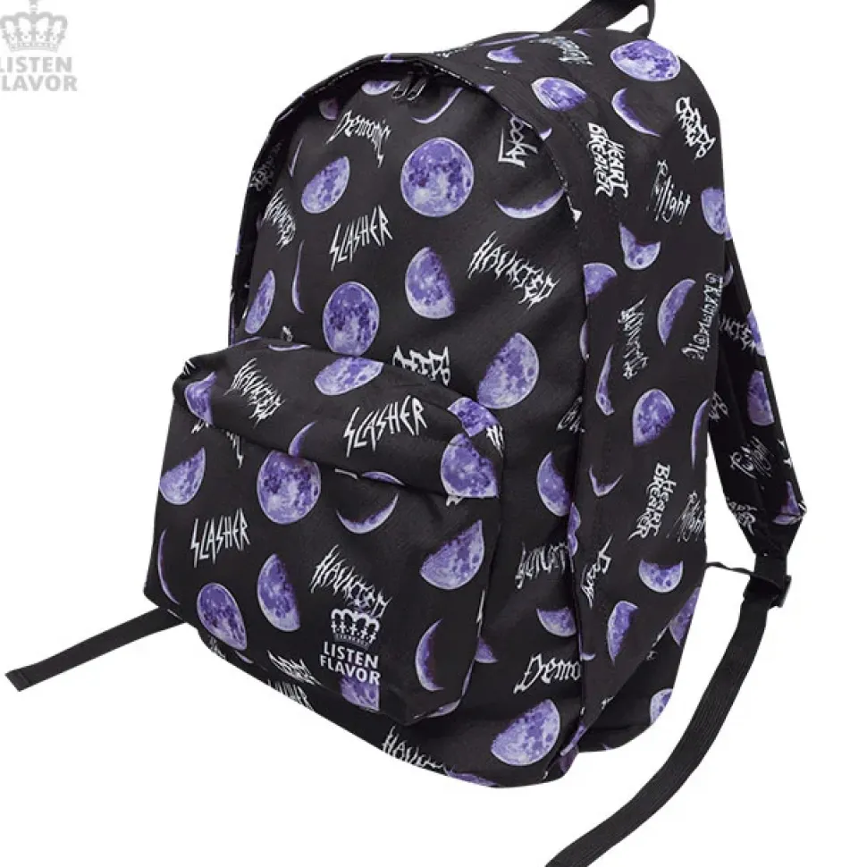 LISTEN FLAVOR Metal Moon Backpack