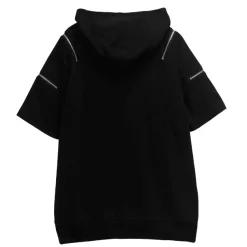 LISTEN FLAVOR Mystery Cat Zip Design Hoodie