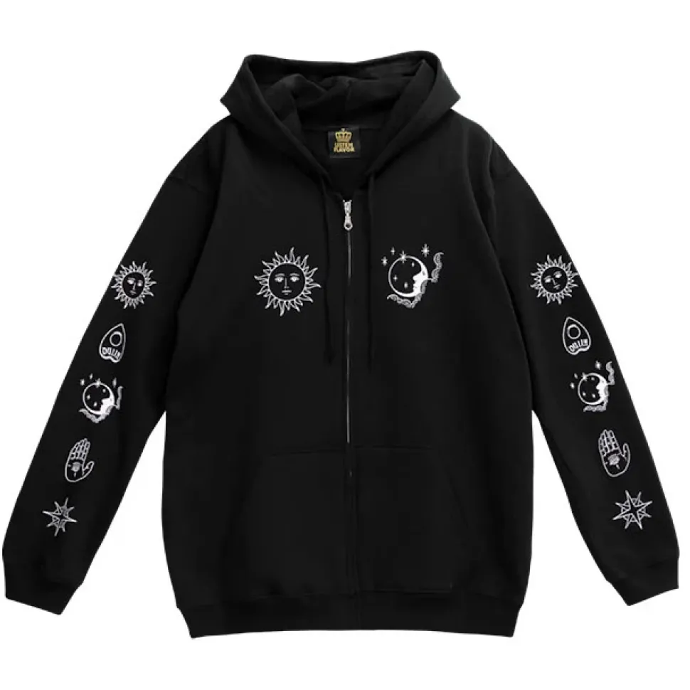 LISTEN FLAVOR Ouija Board Zip Hoodie