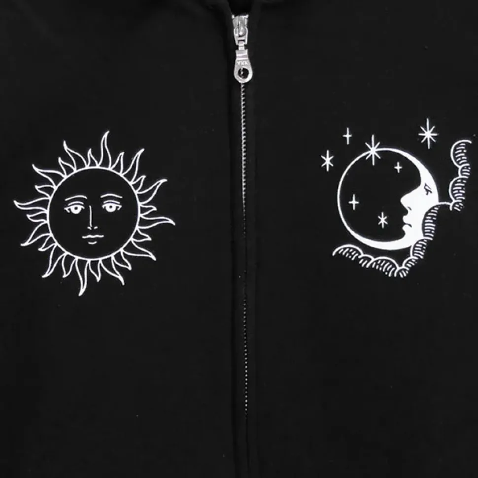 LISTEN FLAVOR Ouija Board Zip Hoodie