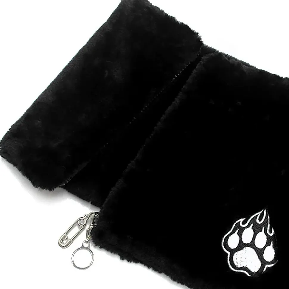 LISTEN FLAVOR Pad Fire Twin Zip Snood Black