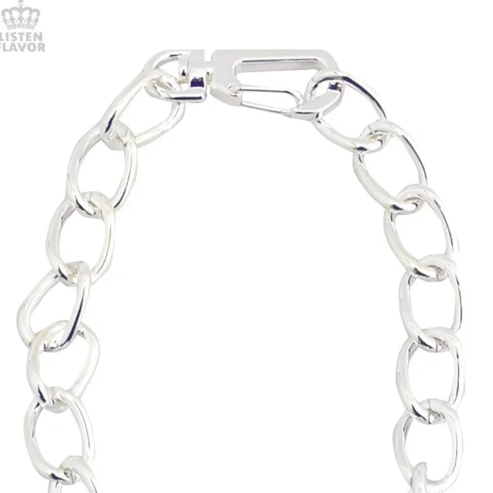 LISTEN FLAVOR Padlock Necklace