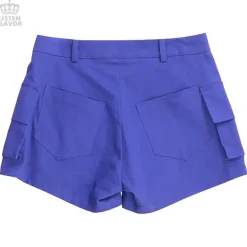 LISTEN FLAVOR Purple Cargo Shorts