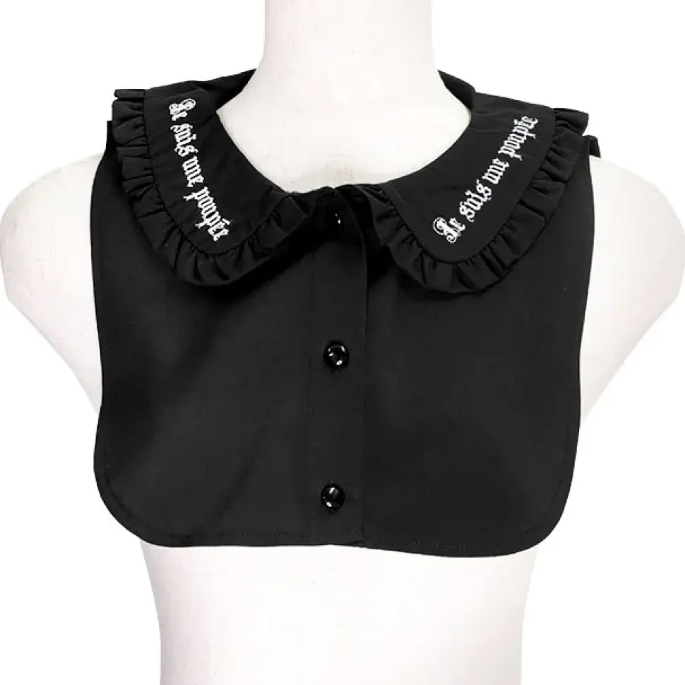 LISTEN FLAVOR Ribbon Frilly Collar