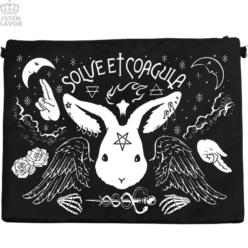 LISTEN FLAVOR Secret Ritual 2-Way Clutch Bag