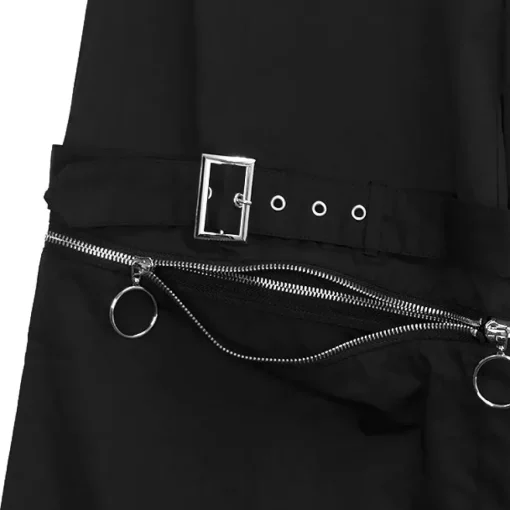 LISTEN FLAVOR Separate Zip 2-Way Belt Pants